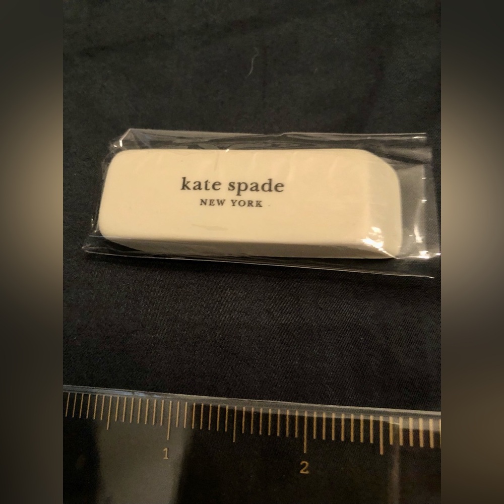 Kate Spade White and Gold Polka Dot Pouch - Picture 5 of 10